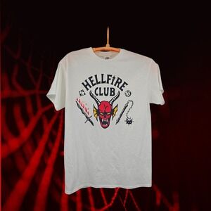 Netflix Stranger Things Hellfire Club T-Shirt Unisex Medium Graphic Tee